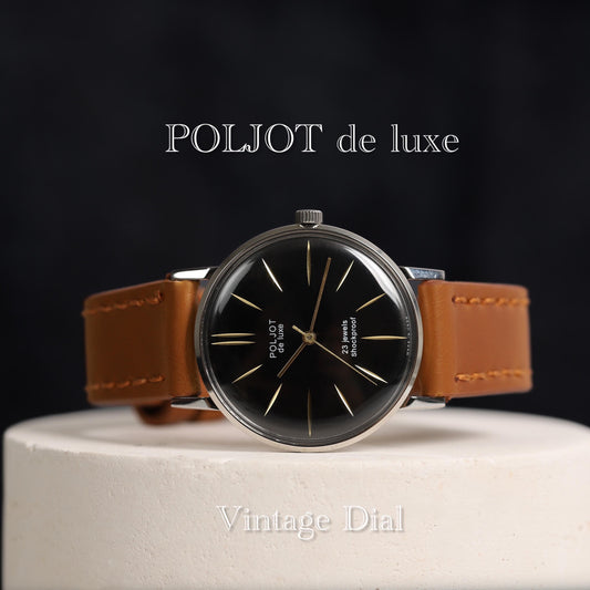 Very rare vintage watch Poljot de luxe 1970s. Mechanical watch, Christmas gift, watches for men