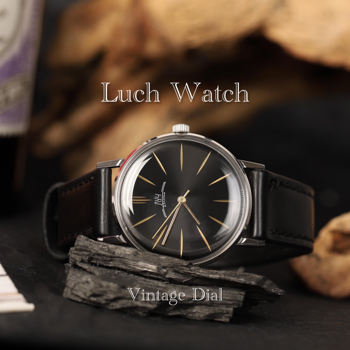 Vintage watch LUCH | Rare unisex vintage wristwatch | Shockproof mechanism | Unique gift idea