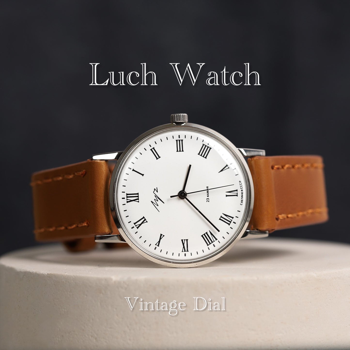 Rare original vintage watch LUCH with mechanism 2209su | Reliable rare unisex vintage wristwatch | Shockproof mechanism | Unique gift idea