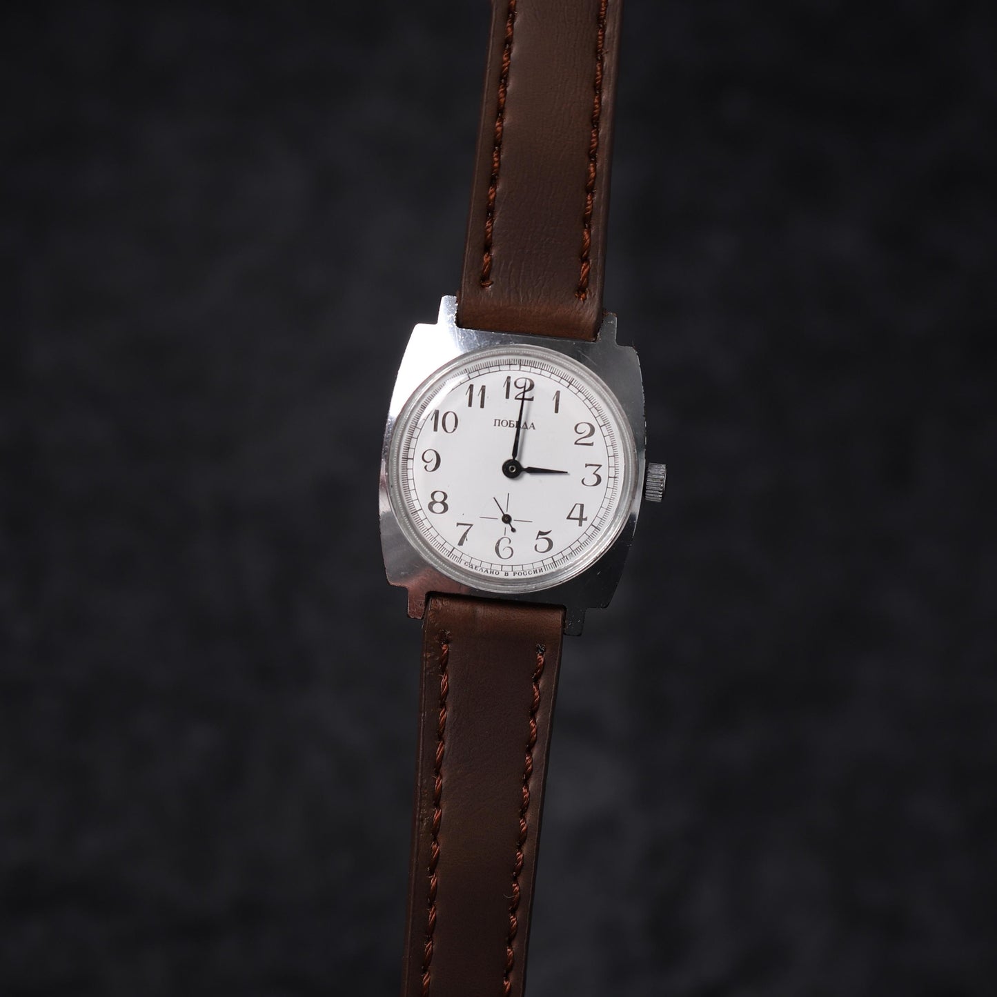 Military original vintage watch POBEDA  1990s. Mechanical watch, unisex watch, Christmas gift
