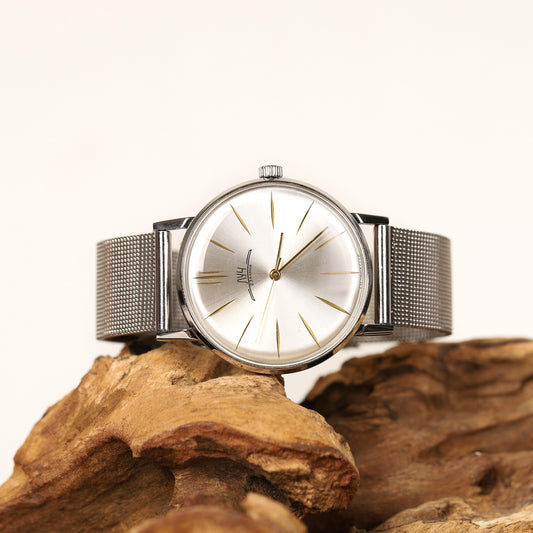 Ultra-thin rare vintage watch LUCH | Unisex vintage wristwatch | Shockproof mechanism | Unique gift idea