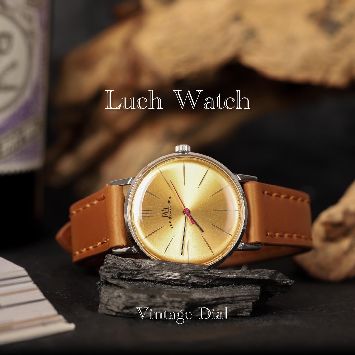 Unisex rare vintage watch LUCH 2209su | Reliable rare unisex vintage wristwatch | Shockproof mechanism | Unique gift idea