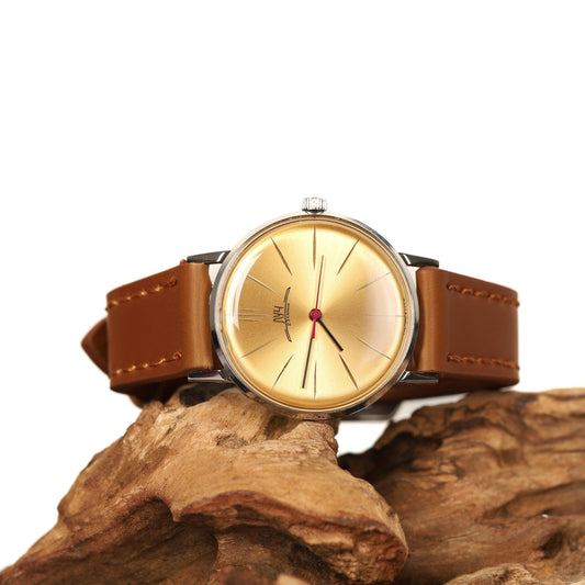 Unisex rare vintage watch LUCH 2209su | Reliable rare unisex vintage wristwatch | Shockproof mechanism | Unique gift idea