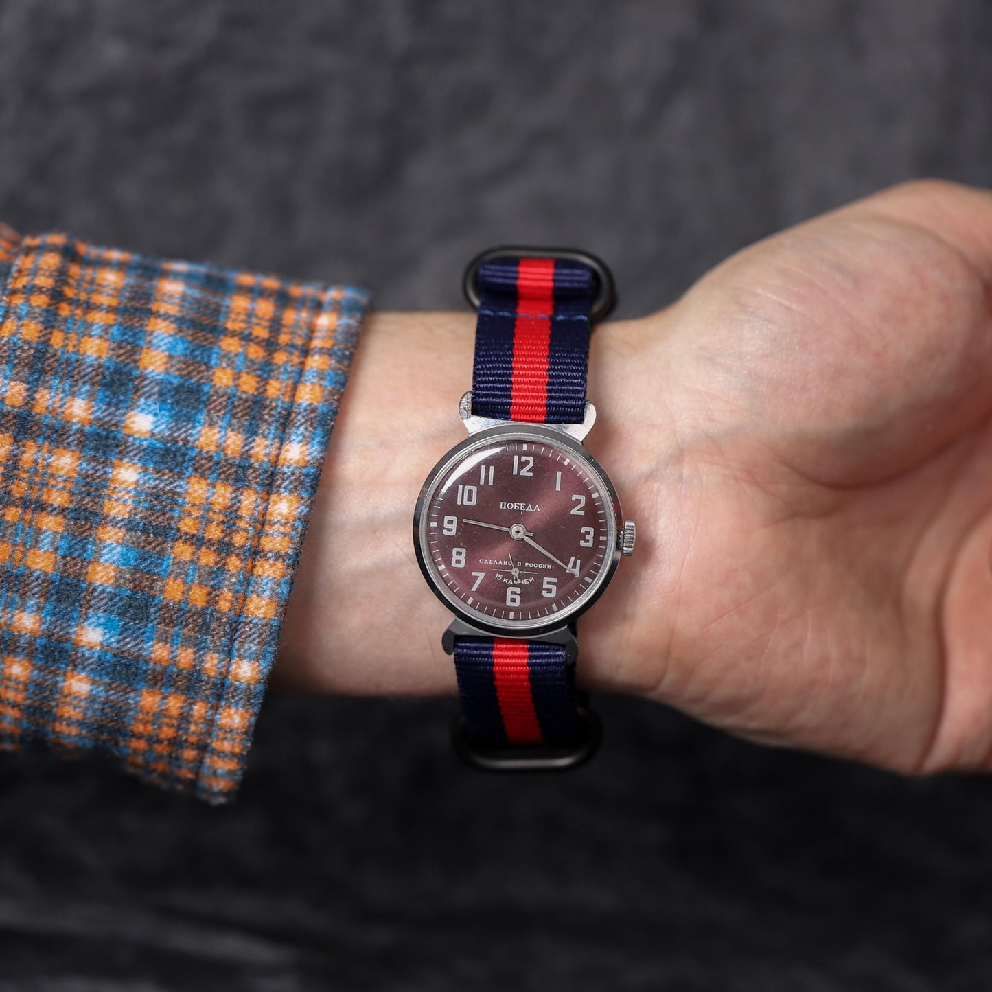 Very rare original vintage watch POBEDA  1990s. Mechanical watch, unisex watch, Christmas gift