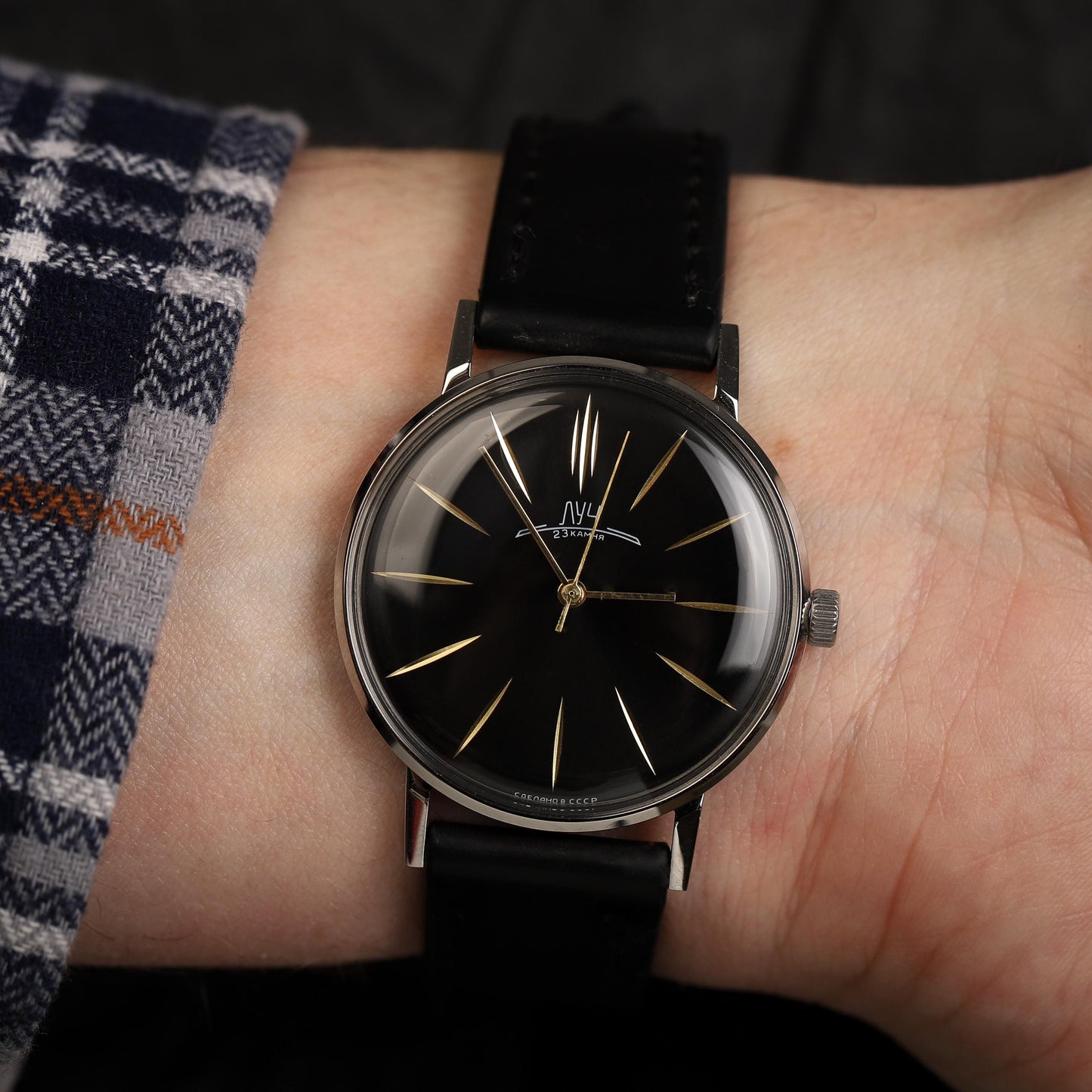 Vintage watch LUCH | Rare unisex vintage wristwatch | Shockproof mechanism | Unique gift idea