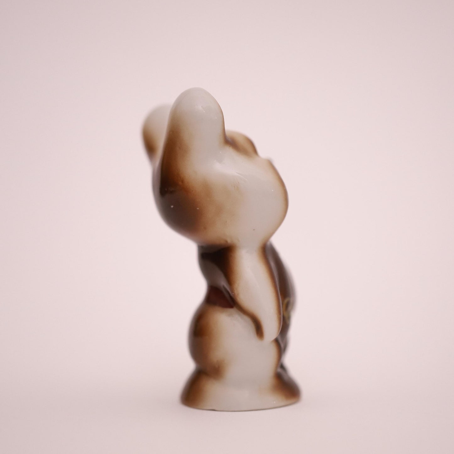 Rare Vintage 1980 USSR Olympic Misha Figurine – Hand-Painted Porcelain Mascot – Soviet Era Collectible Gift